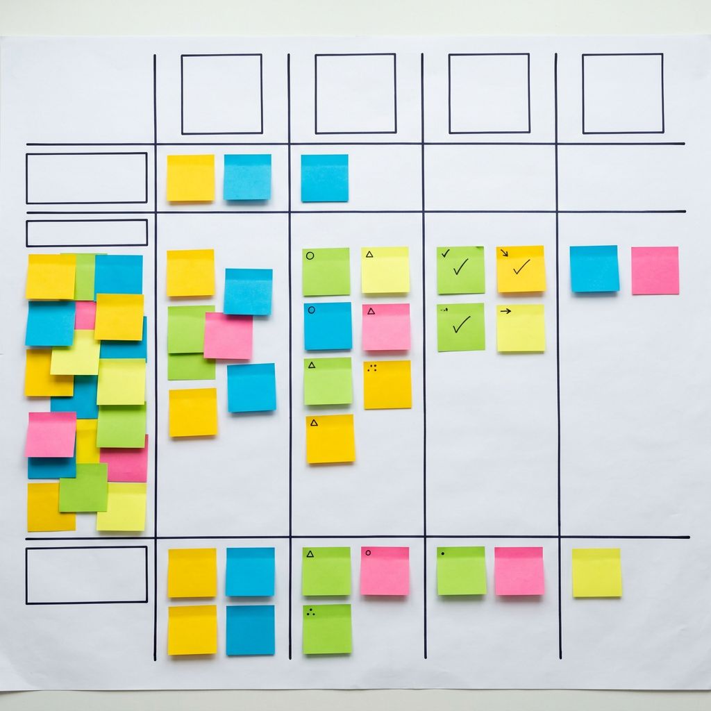 Sprint planning workflow with organized development phases